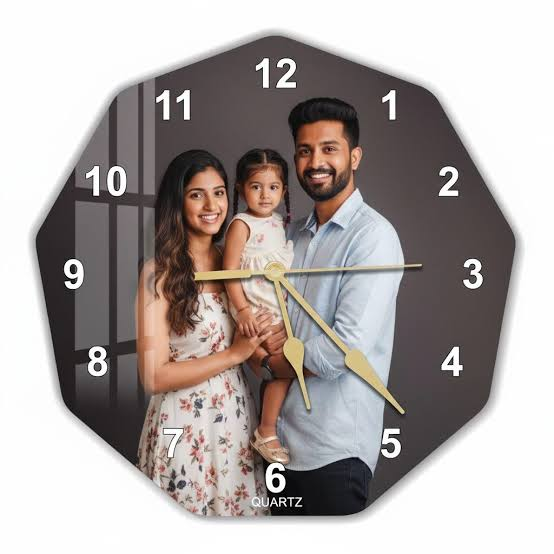personalized wall clock