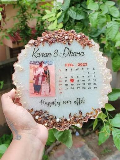 epoxy resin photo frame